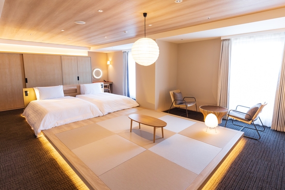 【14時チェックイン】Modern Japanese-style Room【夕食付】